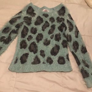 Justice Teal top/sweater
